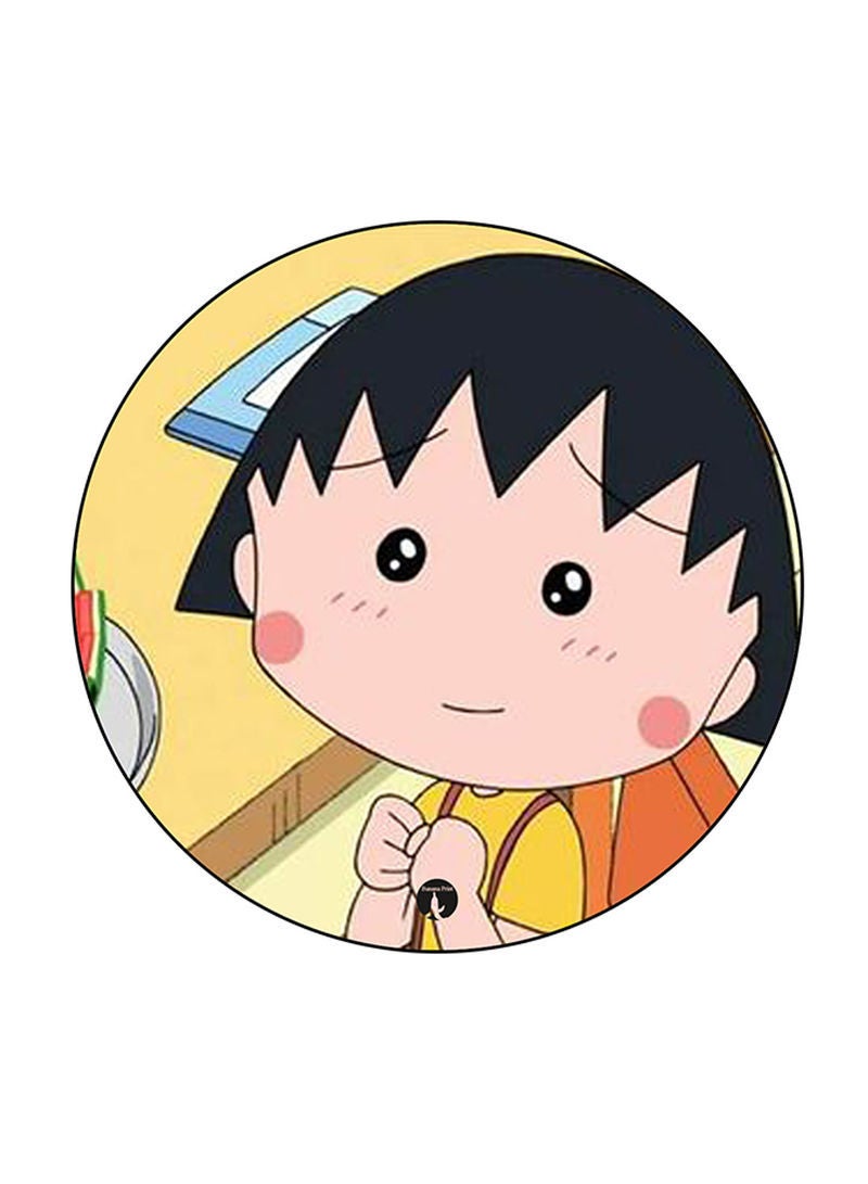 RKN Anime Chibi Maruko Chan Printed Pin Multicolour - Image 2