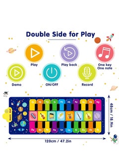Arabest Baby Musical Mats with 42 Music Sounds, Kid Floor Piano Keyboard Dance Mat Animal Blanket Touch Playmat, Early Education Toys Gift for 1+ Years Old Toddlers Boys Girls  - Image 3