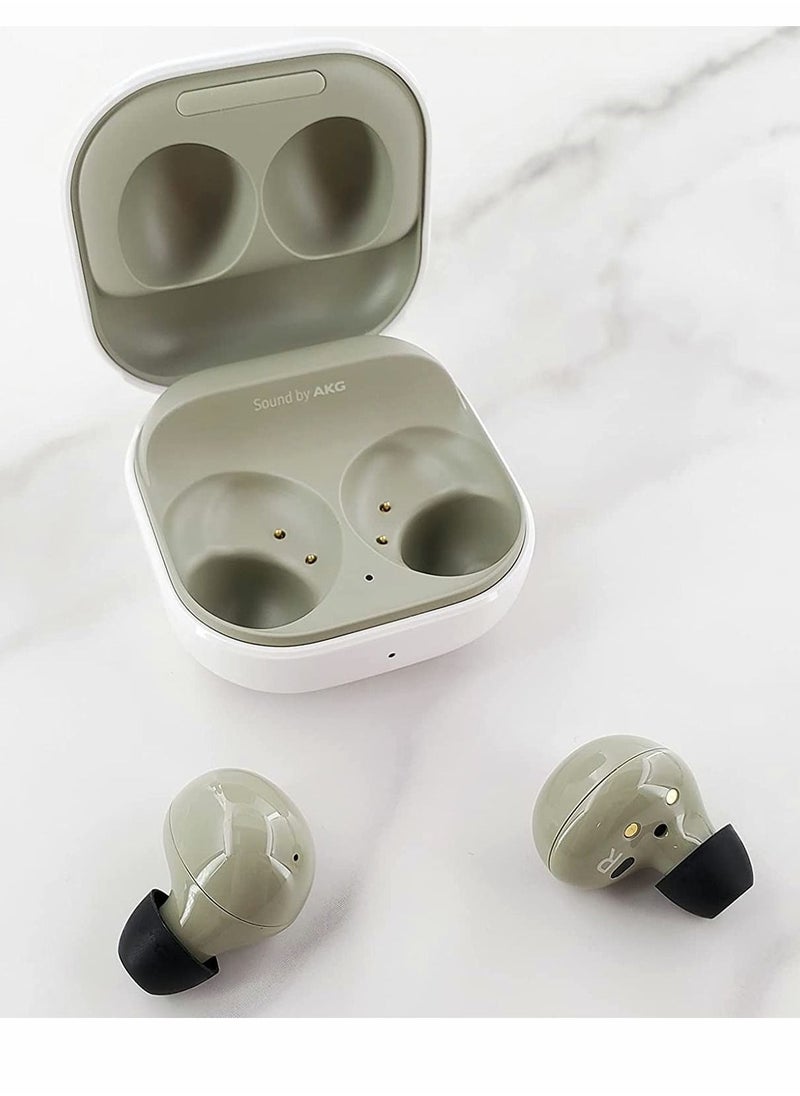 Y&D - 6 Pairs Silicone for Galaxy Buds 2 Ear Tips Earbuds, Soft Rubber Flexible Eartips Wing Fit in Case Compatible with Samsung / Plus, Anti-Slip, S/M/L 3 Size - Black - Image 1