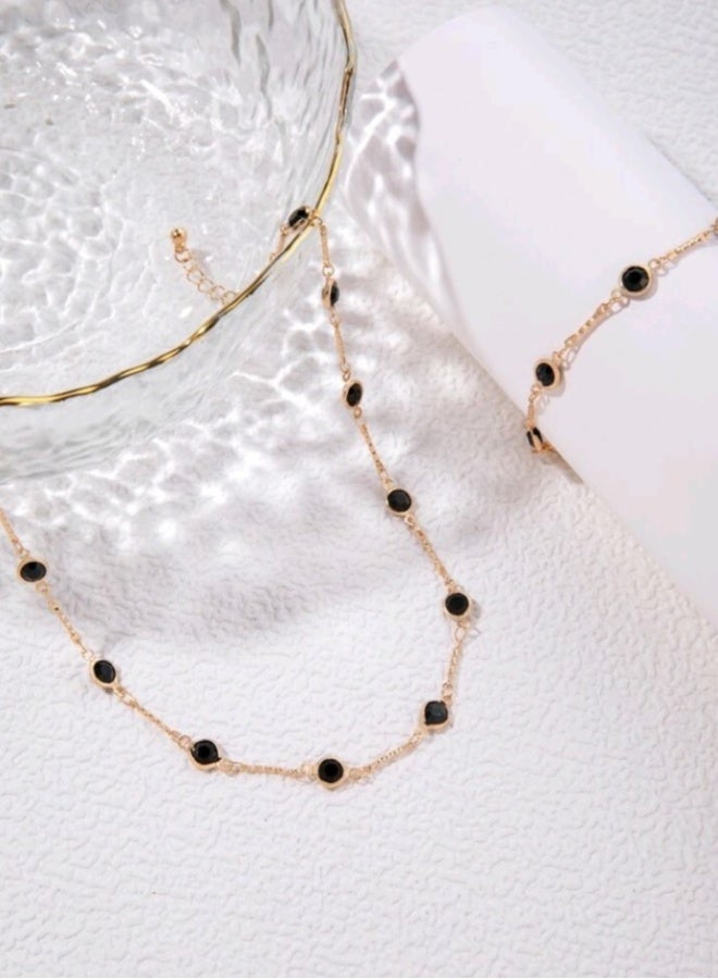 Luxury Jewellery Set For  Women Inlaid With Zirconia - Image 4