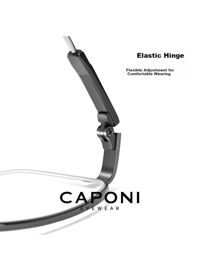 Caponi Reading Gl For Men, Automatic Zoom Genuine Bifocal Smart Gl For Distance And Near Vision, Anti-aging For Elderly To Look Younger - Image 4