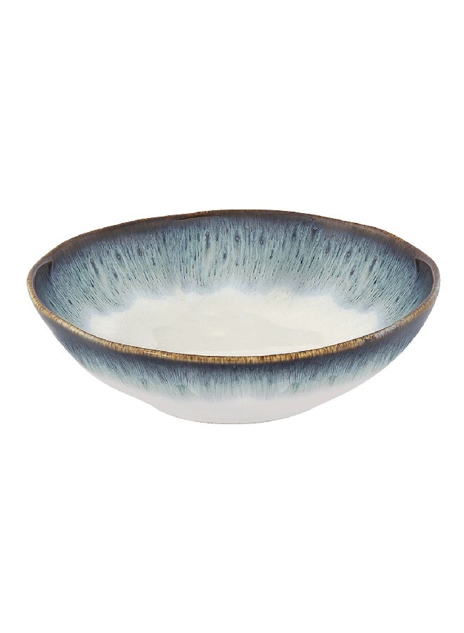 Easy Life Porcelain Soup Plate Blue and White 19 cm R2841NBLU 