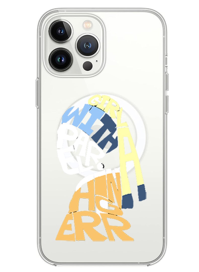 Theodor Magnetic Case for iPhone 14 Pro Max 6.7-inch Compatible with MagSafe Wireless Charging, Shockproof Phone Bumper Cover Girl with copy - Image 1