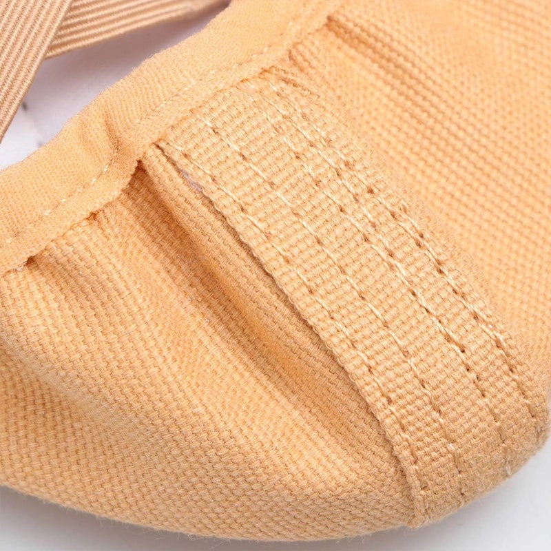 comfrt 1 Pair Ballet Dance Slippers Ballet Shoes Anti Slip Dance Shoes Yoga Shoes for Kids Adults Camel Size 45 - Image 5