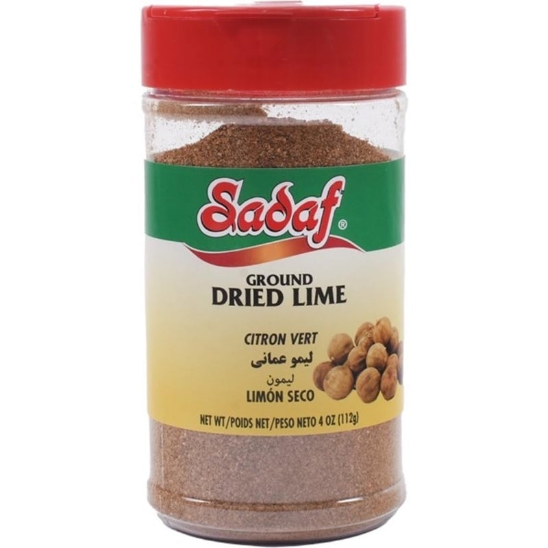 Sadaf Ground Dried Lime - Limoo Omani - Dried Lime Powder for Cooking & Food Flavoring - Grounded - Kosher & Vegetarian - 4 Oz - Image 1