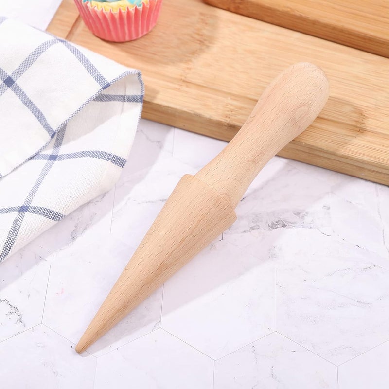 woobles Cone Krumkake Roller Pizzelle Roller Ice Cream Cone Mold Khaki - Image 3