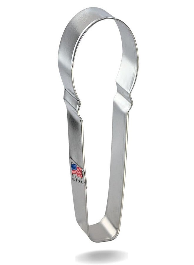 Foose Brand Microphone Cookie Cutter 4.5 in, Tin Plate Steel, Handmade in USA - Image 1
