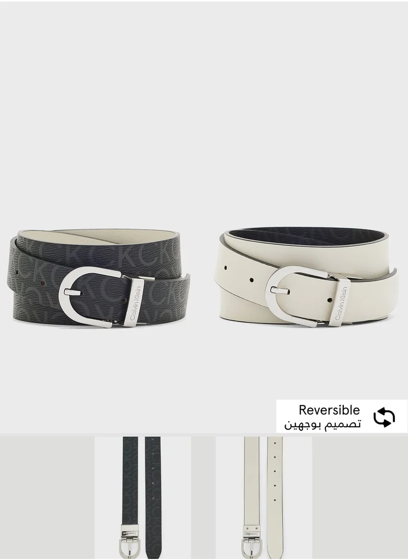 CALVIN KLEIN Buckle Alloated Hole Belt