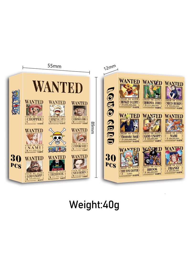 Generic 30-Piece Anime One Piece Photo Lomo Cards  - Image 2