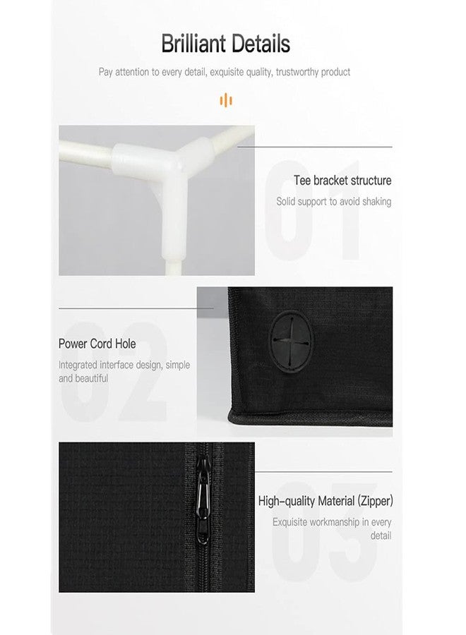 Skouphy Creality Ender 3D Printer Enclosure Fireproof and Dustproof Tent Constant Temperature Protective Cover Room for Creality Ender 3V2/Ender 3V2 Neo/Ender 3S1/Ender 3Pro/Ender 3/Ender 3Neo 3D Printer - Image 5