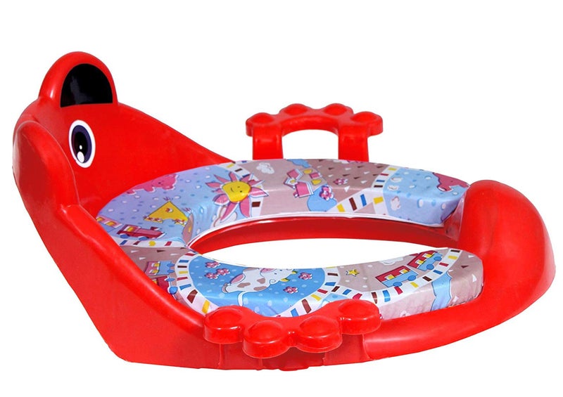 LookNSnap Cushioned Potty Seat with Easy Grip Handles and Comfortable seat (Red) - Image 5