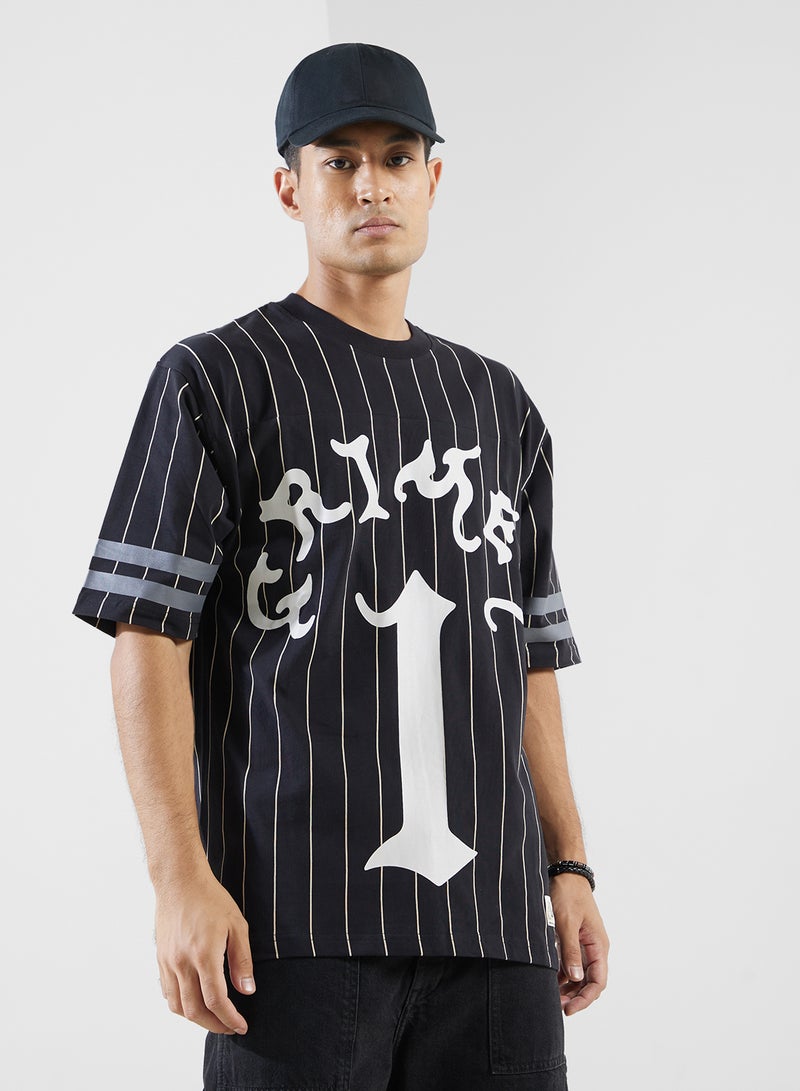 Grimey Causing Panic Heavyweight Football Jersey  - Image 1