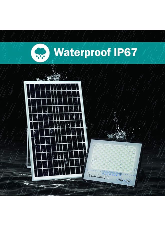 إيروريكس 300 واط LED أضواء سبوت تعمل بالطاقة الشمسية 30000 لومن ضوء فيضان الشوارع IP66 خارجي مقاوم للماء مع جهاز تحكم عن بعد إضاءة أمنية - Image 3