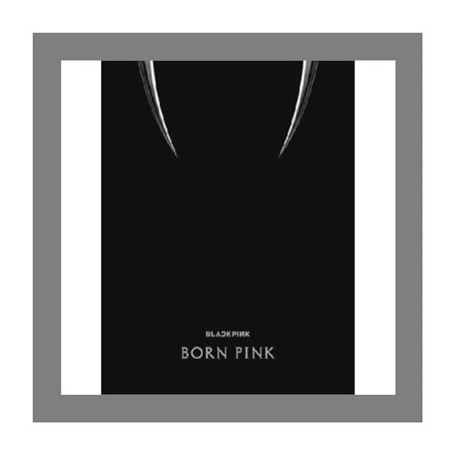dreamus بلاكبينك ألبوم بورن بينك الثاني مجموعة صندوق نسخة سي دي + كتاب صور + ورقة كلمات أكورديون + بطاقة صور كبيرة + بطاقة بريدية + فيلم فوري + بطاقة سيلفي + تتبع (النسخة السوداء) - Image 1