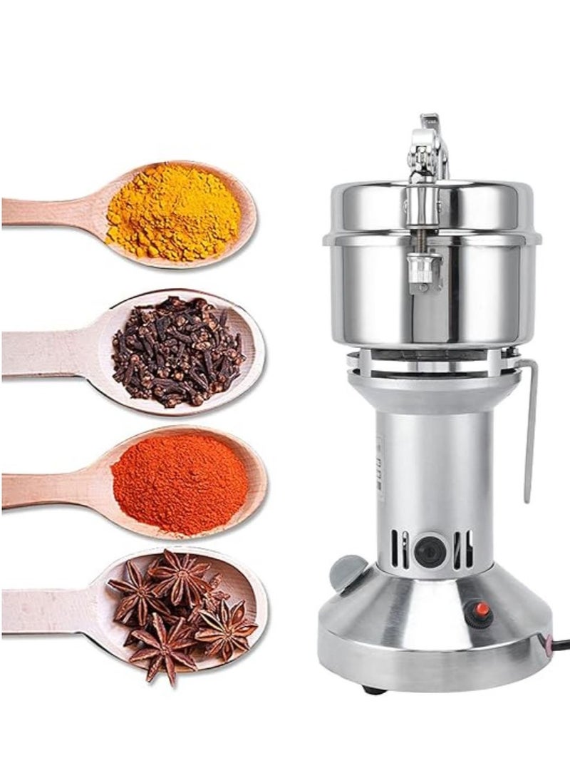 SILVER CREST 350 Grams Powder Grinder Machine, Electric Grain Mill Grinder Overload Protection Switch with Quick Opening Buckle Coffee Spice for Kitchen - Image 2