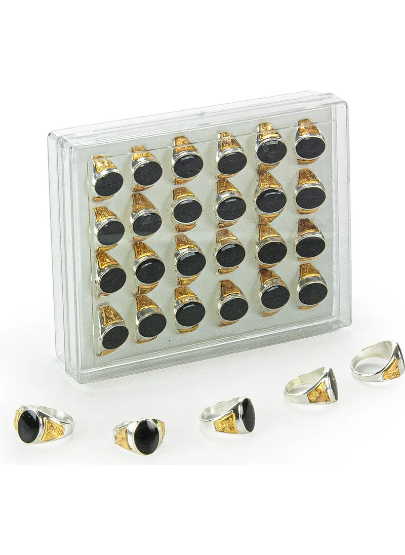 İhvan Online Ihvan Online Hajj Umrah Gift 24 Pieces Elif Vavli Men's Ring