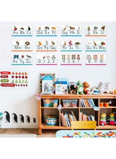 Zonon Alphabet Bulletin Board Set Manuscript Abc Number Line Wall Decorations For Pre School Kindergarten Classroom Playroom Bedroom Nursery Decorations For Children Kids Teens Including Numbers 010  - Image 5