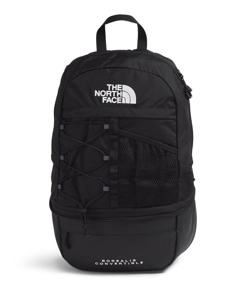 THE NORTH FACE Borealis Convertible Pack Commuter Laptop Backpack with Removable Lumbar Pack Water Repellent Finish TNF BlackTNF Black One Size