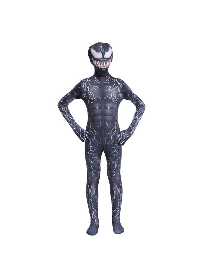 NIBEMINENT The last dance of Halloween Venom: Venom Jumpsuit, Tight-fitting Costume, Super Spider-Man Costume, hero - Image 1