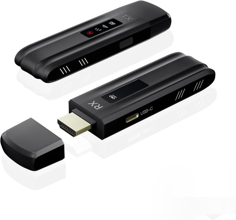 Tobo إرسال واستقبال HDMI لاسلكي، 4 مستقبلات ومرسل واحد، 165 قدم/50 متر، موزع توصيل وتشغيل، توسيع لاسلكي متزامن إلى عدة تلفزيونات، 1080 بكسل دقة عالية للبث من اللابتوب إلى التلفاز/البروجيكتور (TD-1404H) - Image 1