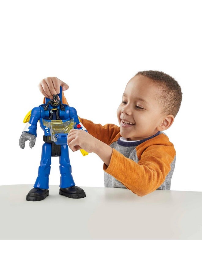 Fisher-Price Imaginext Dc Super Friends Batman Toys Insider & Exo Suit 12Inch Robot With Lights & Sounds Plus Figure For Ages 3+ Years  - Image 3