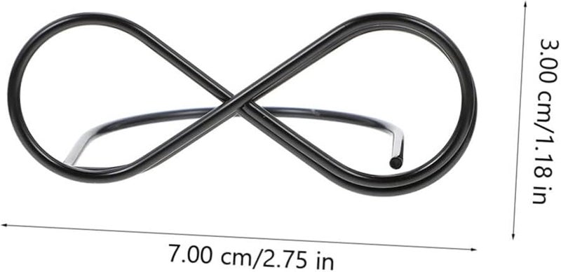 Black Metal Table Clips 10Pcs Photo Card Holders For Notes Desk Decor - Image 3