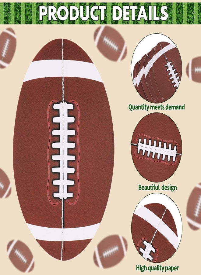 FOIMAS Football Hanging Garlands,8pcs Football Party Banners for Football Sports Theme Party Birthday Party Supplies Home Decorations - Image 3