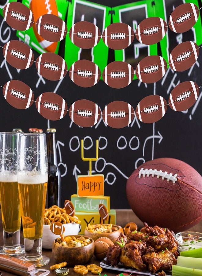 FOIMAS Football Hanging Garlands,8pcs Football Party Banners for Football Sports Theme Party Birthday Party Supplies Home Decorations - Image 5