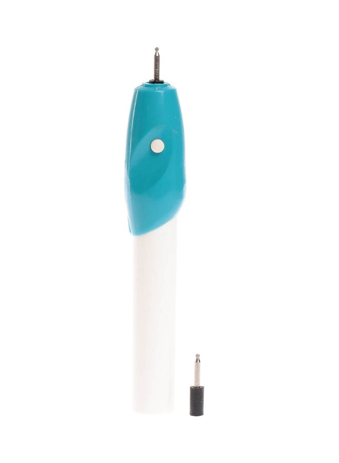 Kitchen Stuff Glass Engraving Pen White/Blue 18x3cm - Image 1