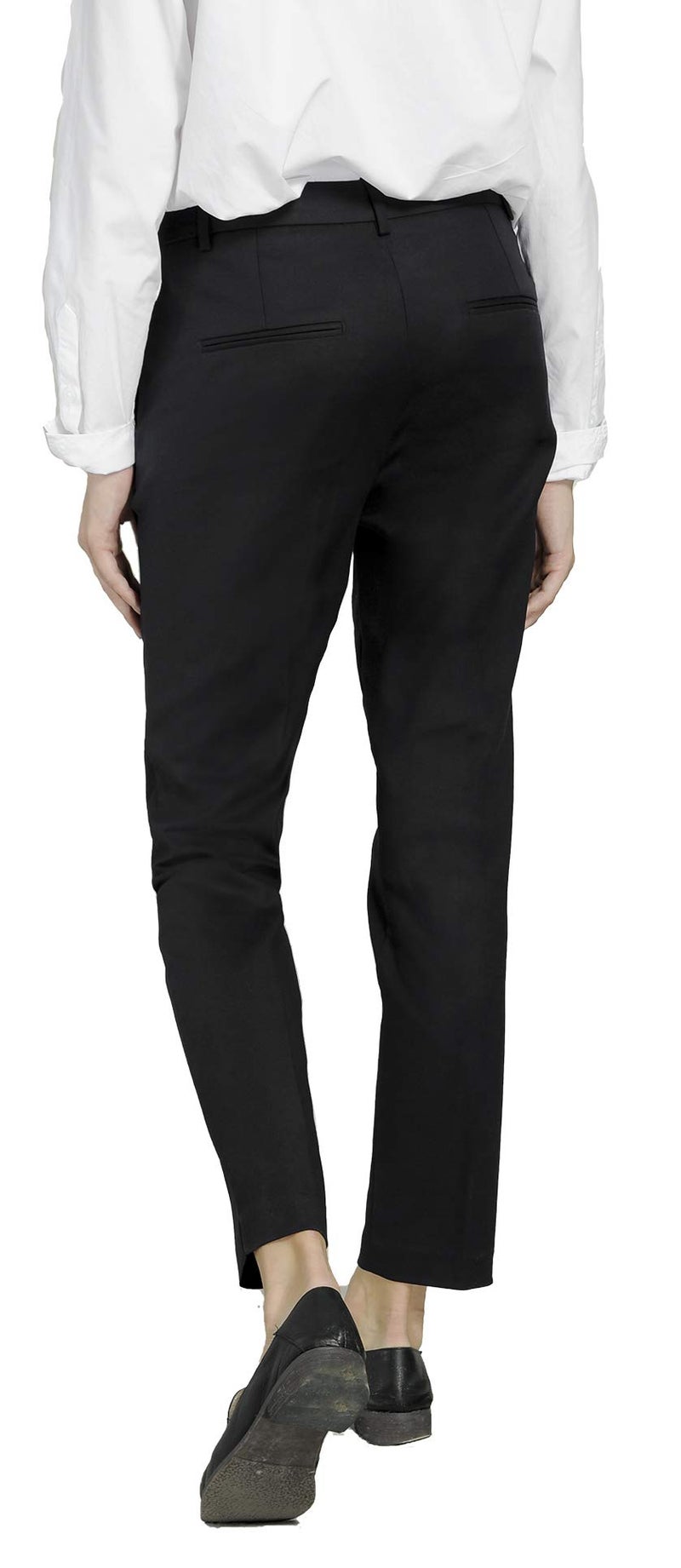Marycrafts Women's Work Ankle Dress Pants Trousers Slacks (6, Black) - Image 4