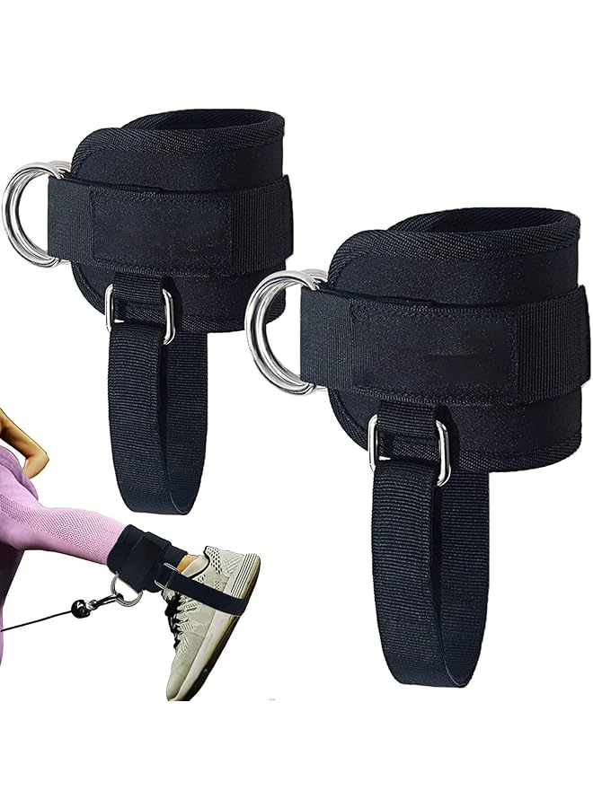 erorex Ankle Strap, 2 Pcs Ankle Strap For Cable Machines, Adjustable Gym Cable Ankle Straps For Kickbacks, Cable Ankle Strap For Leg Extensions, Glute Workouts, Booty Hip Abductors Exercise - Image 1