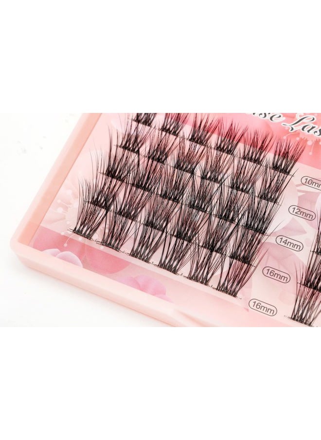 Bodermincer Eyelashes 60 Cluster 10-12-14-16mm Mixed Professional Makeup Individual EyeLashes Grafting False Eyelashes eyelash extension individual eyelash (10-12-14-16mm Mixed)  - Image 4