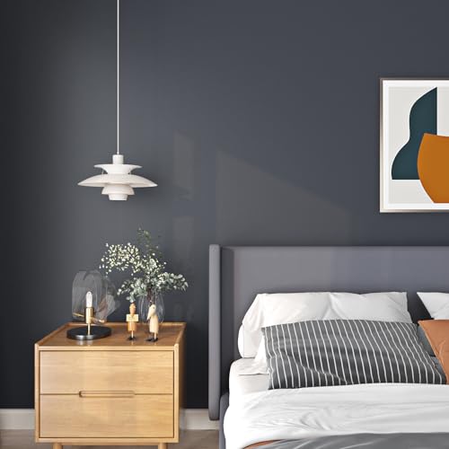 Livelynine Dark Grey Peel and Stick Wallpaper for Bathroom Renter Friendly Cabinet Vinyl Wrap for Kitchen Countertop Covers Waterproof Gray Contact Paper for Cabinets Desk Wallpaper 158x788 Inch - Image 3