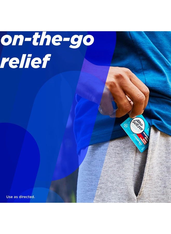 Alka-Seltzer Extra Strength Heartburn Relief Effervescent Antacid Tablets, Fast Indigestion Relief, 24 Ct - Image 3