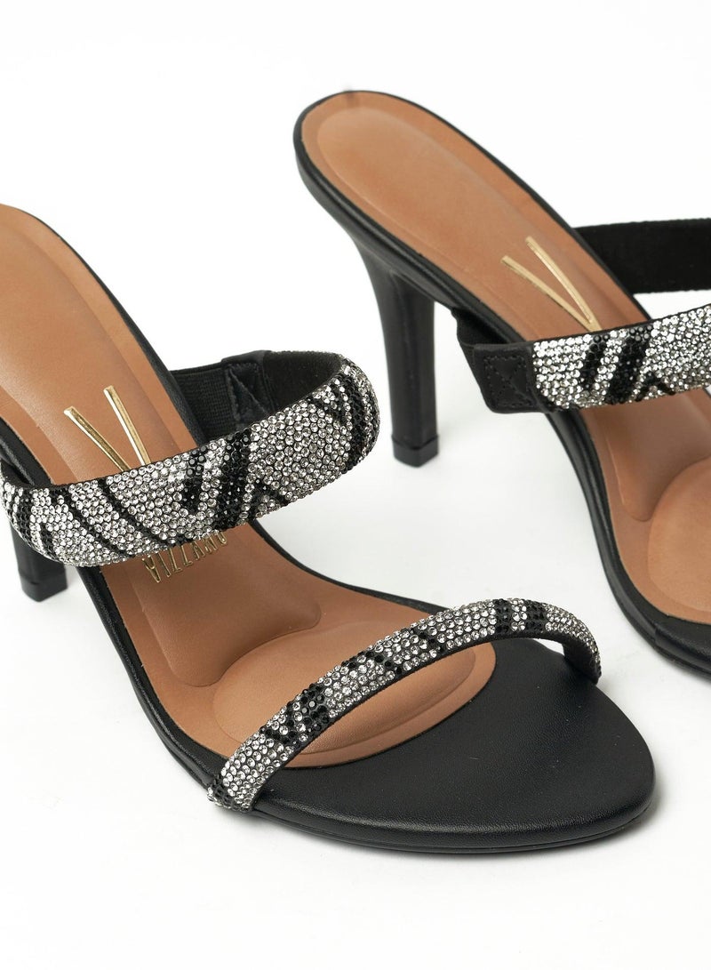 VIZZANO Block Heel Sandals for Women – Stylish Ladies Heels Sandals for Everyday Wear - Image 4