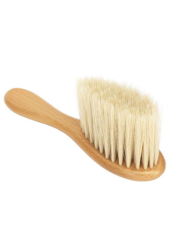 Brrnoo Barber Fade Brush Men Beard Brush Face Duster Brush Nylon Professional Beech Wood Soft Clean Neck Duster Brushes For Barber Accessory - Image 2