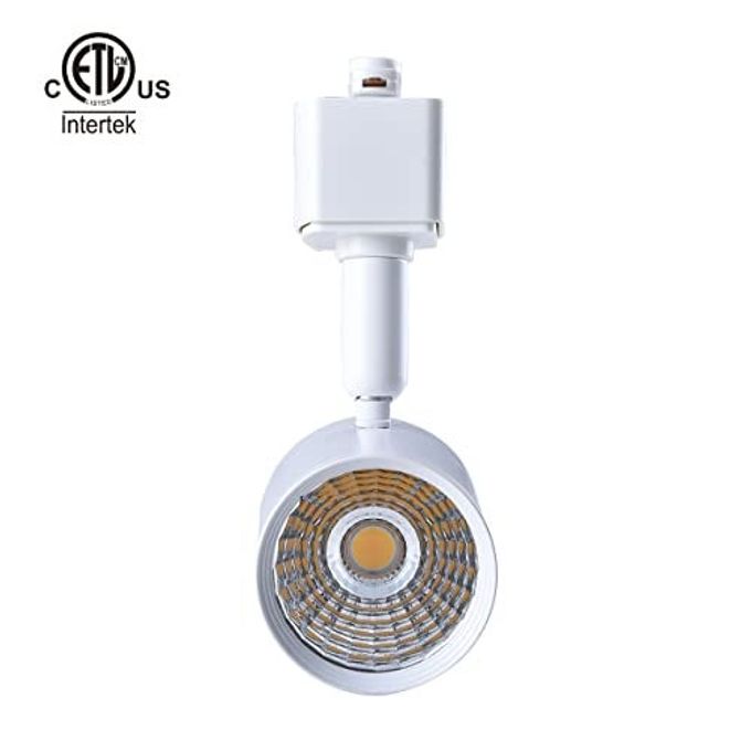 mirrea 12 Pack LED Track Lighting Heads Compatible with Single Circuit H Type Rail Ceiling Spotlight for Accent Task Wall Art Exhibition Lighting 6.5W White Painted (3000K Warm White) - Image 5