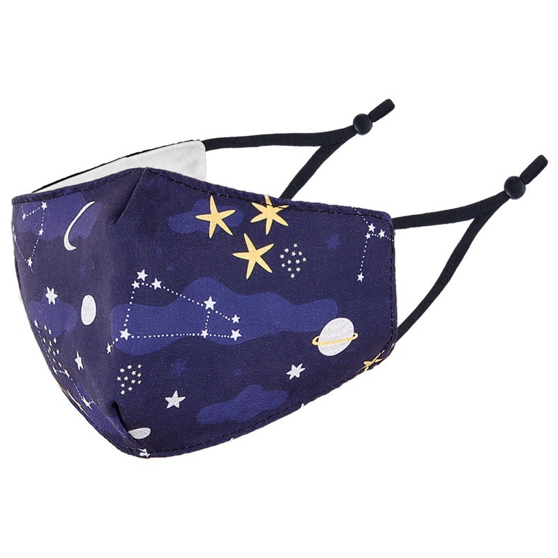 Children'S Warm Mask Men'S And Women'S Cotton Three-Dimensional Cute Cartoon Pattern Can Be Installed Filter Breathable Mask - Image 1