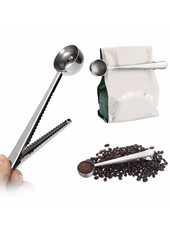 مغرفة قياس للقهوة مع مشبك فضي 160x35x25مم - Image 5