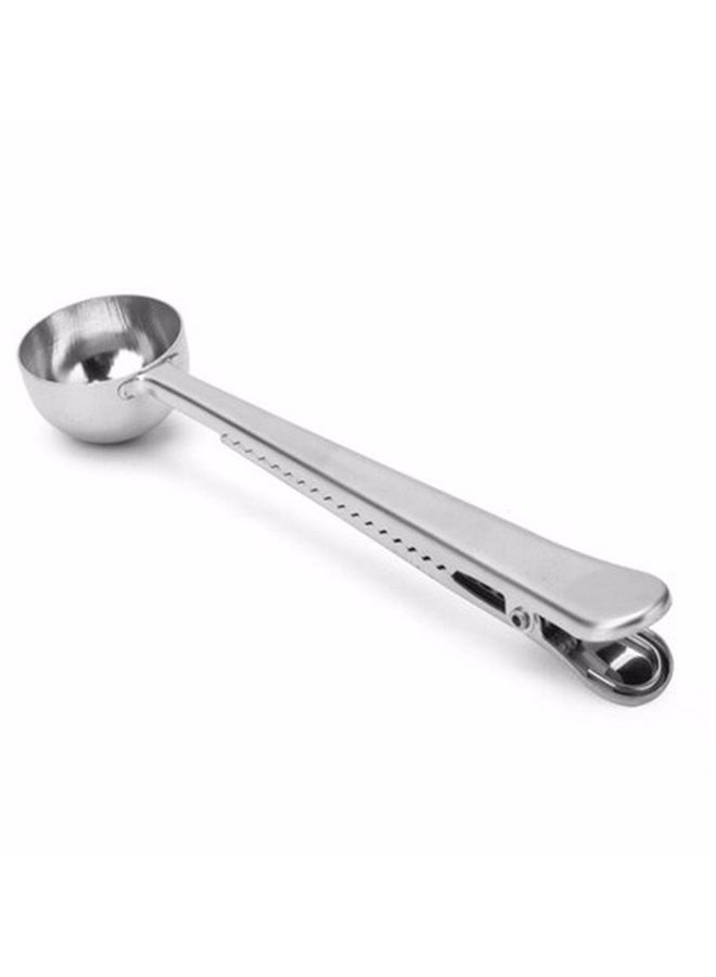 مغرفة قياس للقهوة مع مشبك فضي 160x35x25مم - Image 4