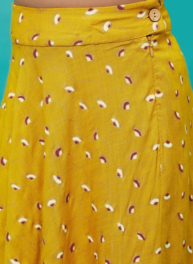 AKS Floral Printed Lehenga Choli for Girls - Image 3