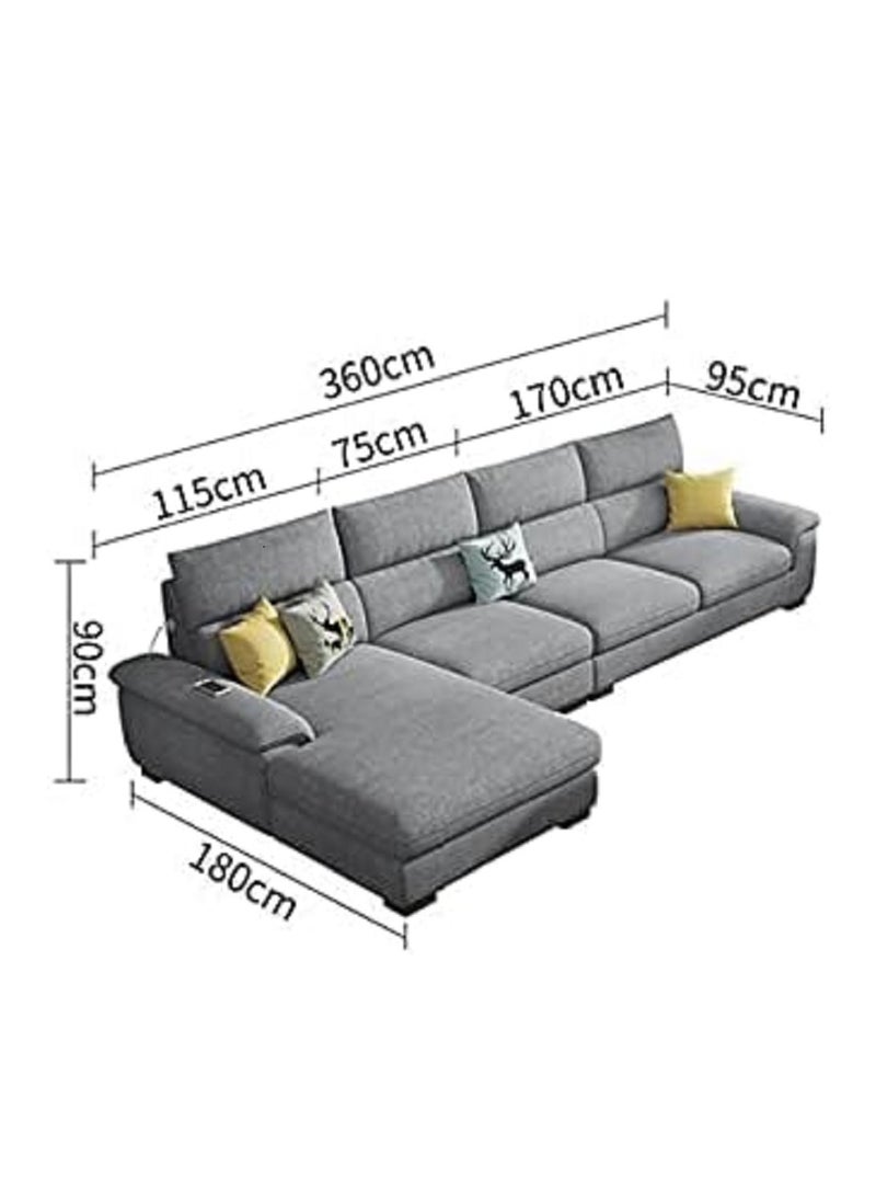 Generic Wooden Frame Living Room Sofa Set  - Image 2