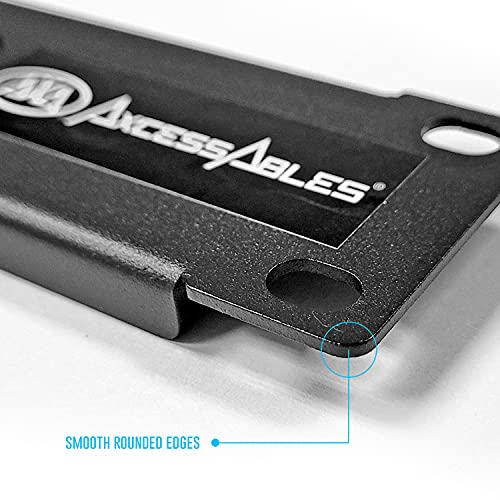 AXA AXCESSABLES AxcessAbles RKINPUT1U 1U D-Series 8 Connectors Punch-Out Component Panel for 19 inch AV, Sound, Computer Equipment Racks. Patch Panel Compatible with XLR, Speakon, Neutrik Outputs. - Image 4