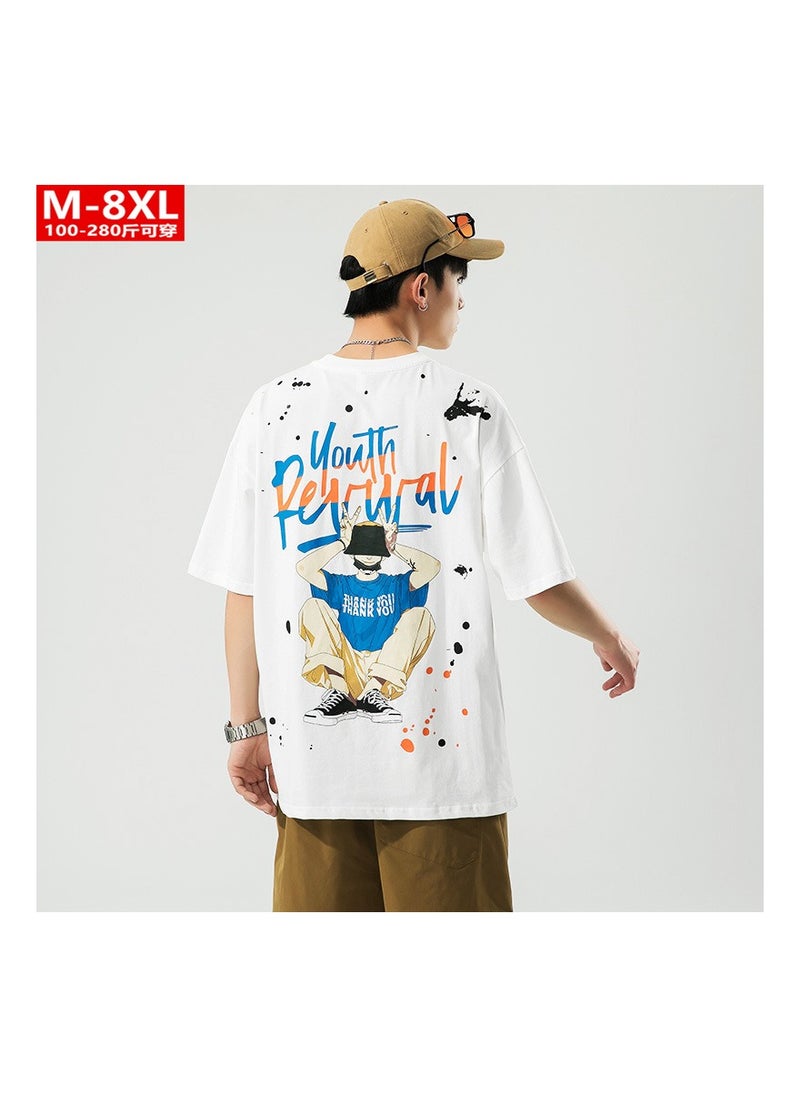 KUYING New ONE PIECE Cartoon Print T-shirt 