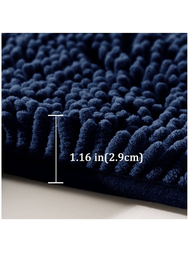 TYCOM Non-Slip Fluffy Soft Plush Microfiber Washable Quick Dry Ultra Bath Mats For Tub Bathroom Rugs Bath Mat - Image 2
