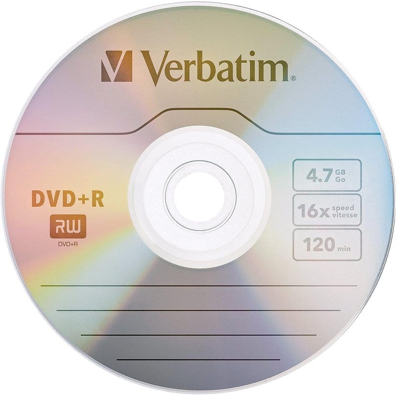 VERBATIM أقراص DVD+R فارغة صبغة AZO سعة 4.7GB سرعة 16X - 25 قرص في علبة - Image 2