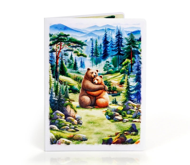 CUT POPUP.COM CUTPOPUP Valentines Day Card, Anniversary Card Pop Up, 3D Couple Greeting, Animal Love Gift for Her, Wife, Husband, Him, All Occassions (Bears) - Image 3