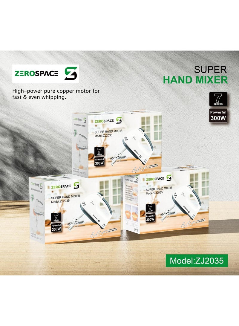 خلاط يدوي فائق القوة ZERO SPACE 300W - ZJ2035