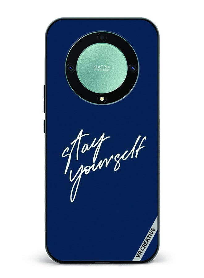 VR CREATIVE Protective Case Cover For Honor X9b Stay Yourself Design Multicolour - Image 1