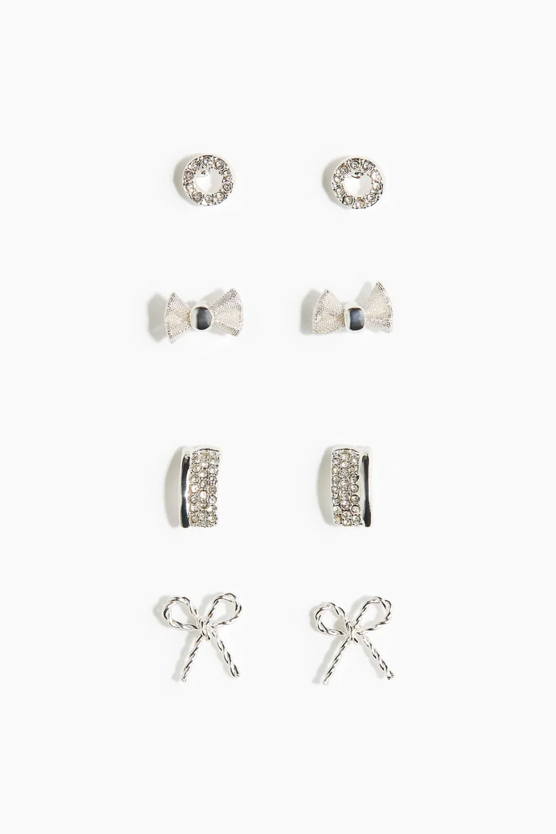 H&M 4 pairs stud earrings